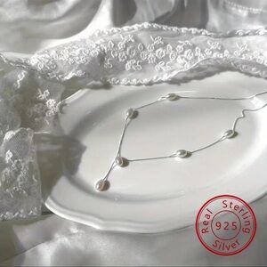 Sterling Silver Pearl Necklace